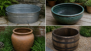 4 containers for micro ponds