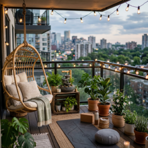 balcony wellness corner