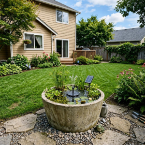 solar fountain