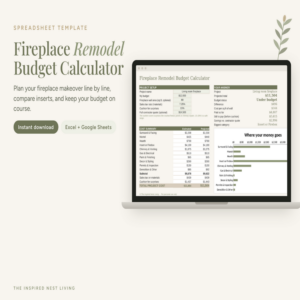 Fireplace Remodel Budget Calculator
