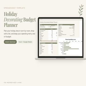 Holiday Decorating Budget Planner