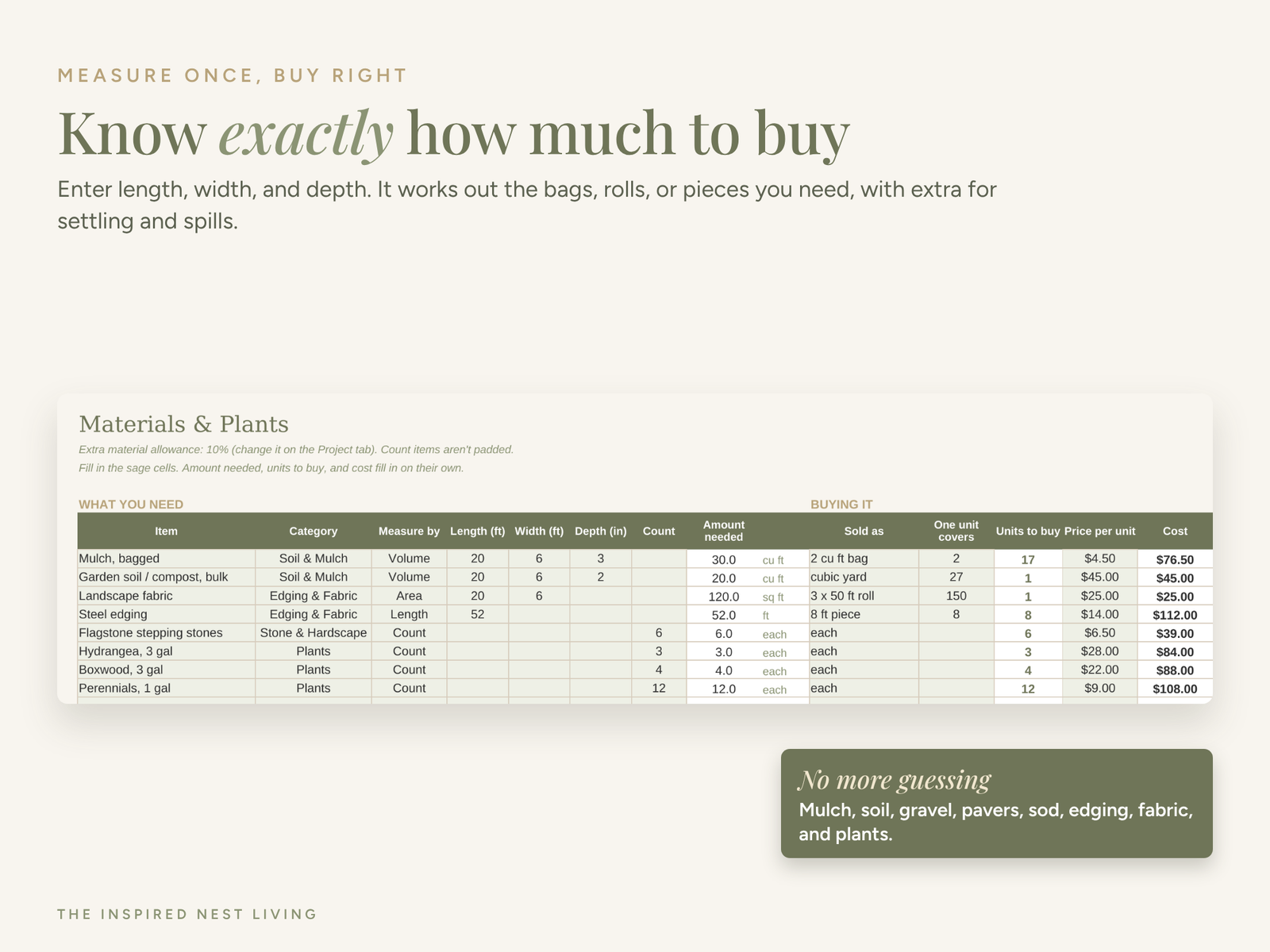 DIY Landscape Project Calculator - Image 2